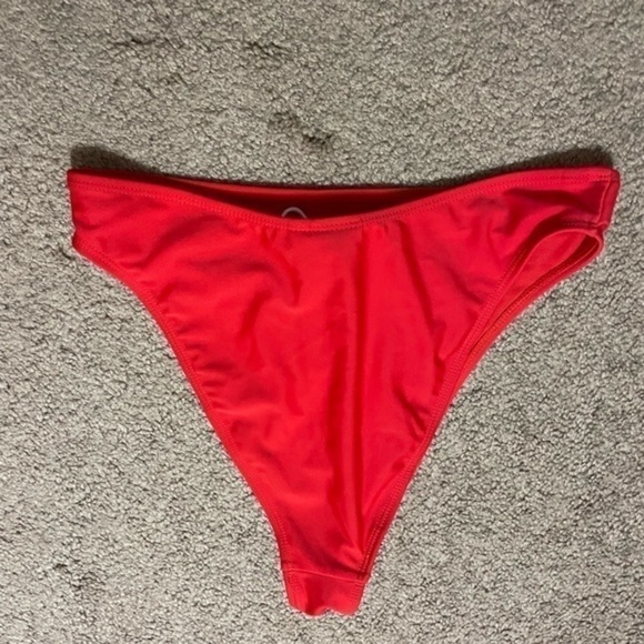 Nasty Gal Brace Soul High Waisted Red Bikini Bottom Size Small NWT - Picture 1 of 7